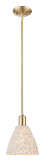 Arcadia One Light Pendant in Champagne Bronze (405|716-1S-CB-NBD-75-NAT) Arcadia One Light Pendant in Champagne Bronze (405|716-1S-CB-NBD-75-NAT)