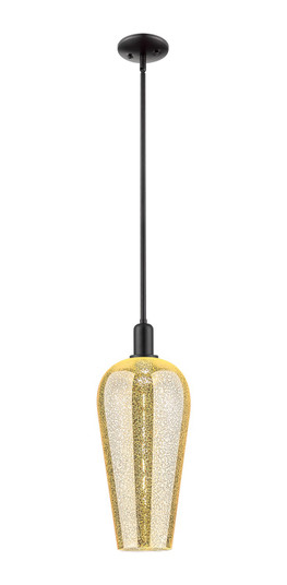 Arcadia One Light Pendant in Matte Black (405|716-1S-BK-G456-8ME)