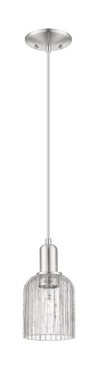 Arcadia One Light Pendant in Brushed Satin Nickel (405|716-1P-SN-G559-5CL)