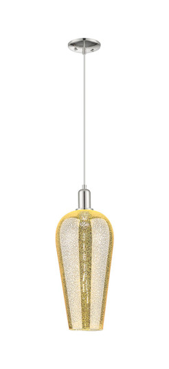 Arcadia One Light Pendant in Polished Nickel (405|716-1P-PN-G456-8ME)