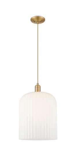 Arcadia One Light Pendant in Brushed Brass (405|716-1P-BB-G559-12GWH) Arcadia One Light Pendant in Brushed Brass (405|716-1P-BB-G559-12GWH)