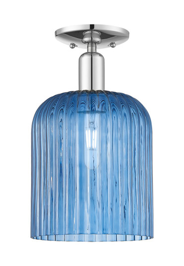 Arcadia One Light Semi-Flush Mount in Polished Chrome (405|716-1C-PC-G559-8BL)