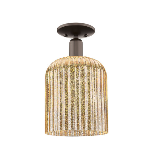 Arcadia One Light Semi-Flush Mount in Oil Rubbed Bronze (405|716-1C-OB-G559-8ME)