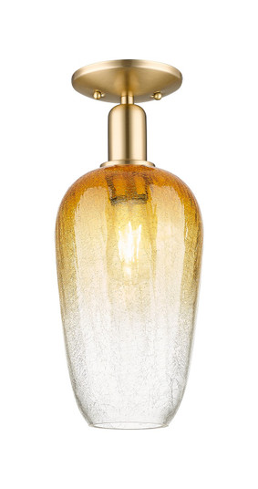 Arcadia One Light Semi-Flush Mount in Champagne Bronze (405|716-1C-CB-G484-7AM)