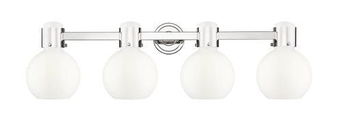Downtown Urban Four Light Bath Vanity in Polished Nickel (405|464-4W-PN-G464B-7GW)