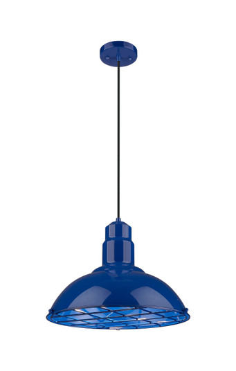 Langston One Light Pendant in Blue (405|455-1P-16BL)