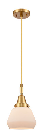 Caden One Light Pendant in Satin Gold (405|447-1P-SG-G171) Caden One Light Pendant in Satin Gold (405|447-1P-SG-G171)