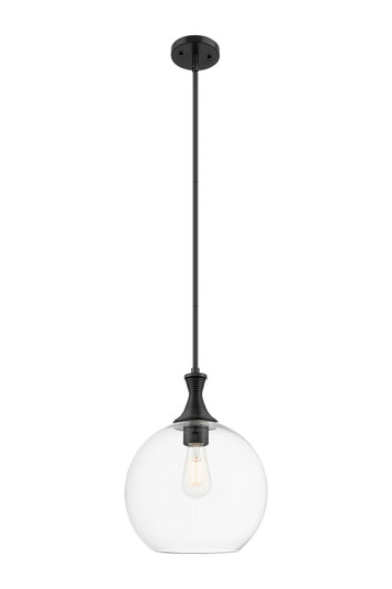 Ballston One Light Pendant in Matte Black (405|415-1S-BK-G122-12)