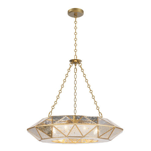 Celestia Eight Light Chandelier in Antique Brass (508|KCH4101-8)