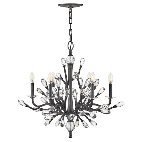 Eve LED Chandelier in Brushed Graphite (138|FR46806BGR)