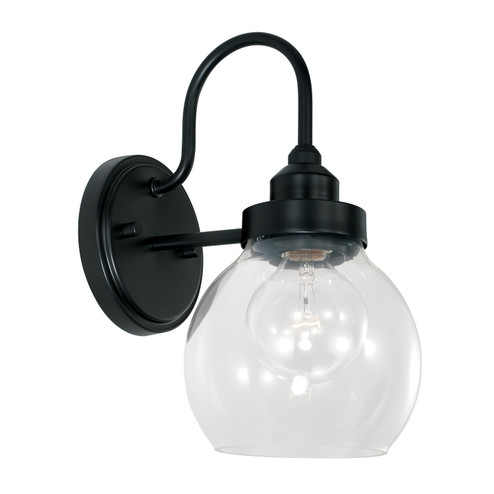 Brecken One Light Wall Sconce in Matte Black (65|AA1014MB)