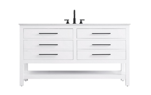 Karson Bathroom Vanity in White (173|VF60560WH)
