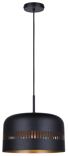 Miles One Light Pendant in Black (387|IPL1207A01BK)