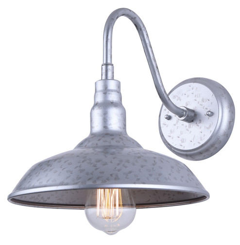 Desi One Light Outdoor Wall Mount in Distressed Galvanized (387|IOL691GAL)