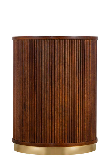 Delaney Side Table in Medium Brown (387|AF060124-07) Delaney Side Table in Medium Brown (387|AF060124-07)