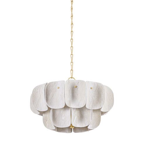 Amalfi Eight Light Chandelier in Vintage Gold Leaf (70|6624-VGL)