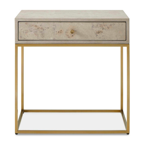 Pembrook Side Table in Brushed Brass (52|50174)