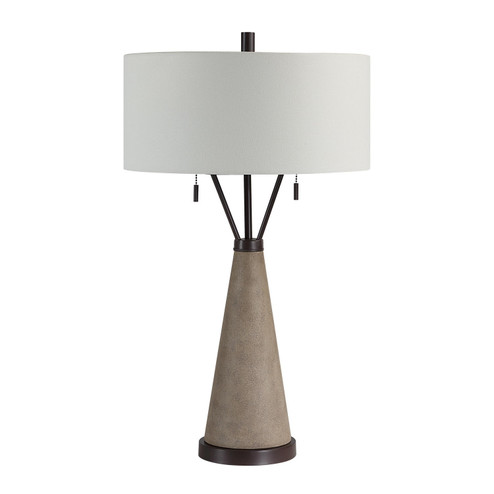 Lourdes Two Light Table Lamp in Cream Wash (443|LPT1333) Lourdes Two Light Table Lamp in Cream Wash (443|LPT1333)