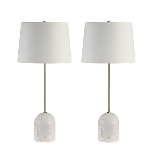 Dili Two Light Table Lamp in White (443|LPT1290-SET2)