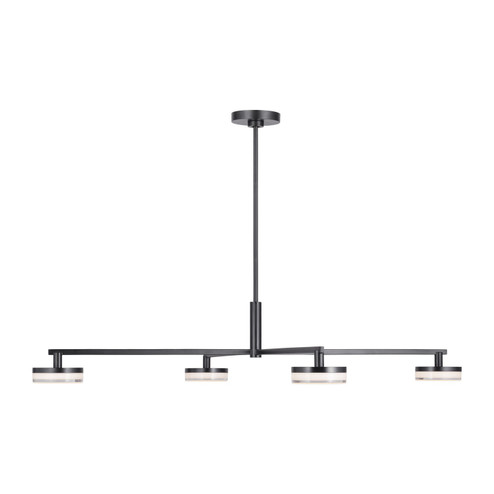 Khan LED Chandelier in Aged Iron (454|SLC1084AI)