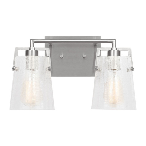 Crofton Two Light Vanity in Brushed Nickel (454|DJV1032BSCKG)
