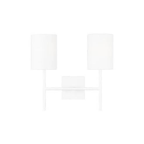 Key Two Light Wall Sconce in Matte White (454|BW1012MWT)