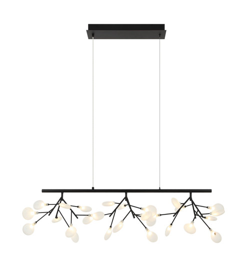 Hydrangea Bloom 27 Light Pendant in Matte Black (423|C69846MB)