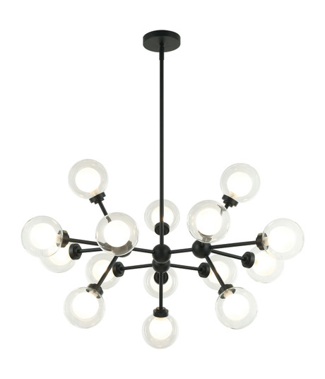 Solaris LED Pendant in Matte Black (423|C33015MB)