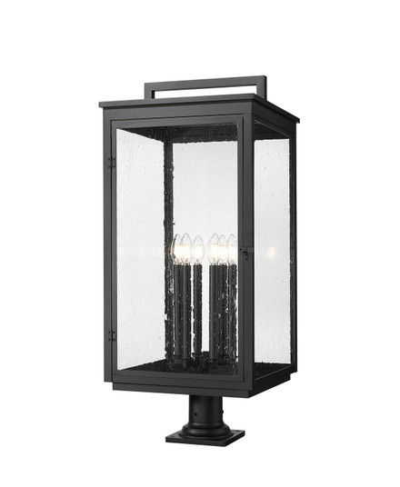 Hartwell Six Light Outdoor Pier Mount in Sand Black (224|5019PHXXLR-533PM-BK)