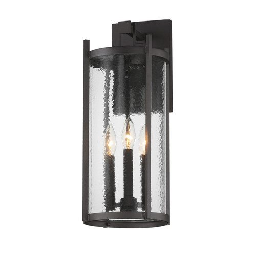 Belfry Three Light Wall Sconce in Black (16|30065HMBK)