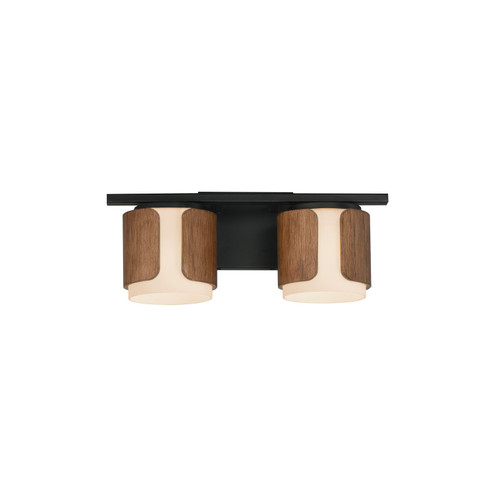 Draughtsman Two Light Bath Vanity in Walnut / Black (16|21712SWWNBK)