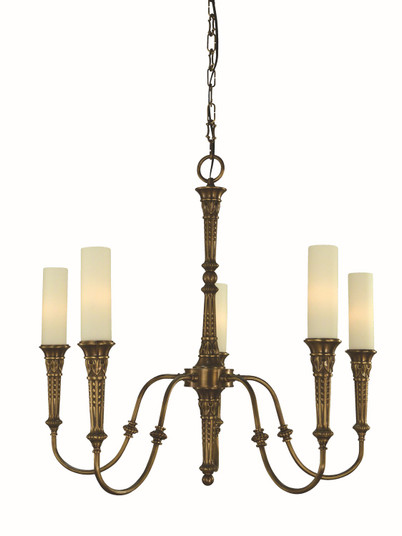 Old Greenwich Five Light Chandelier in Antique Brass (8|5975 AB)