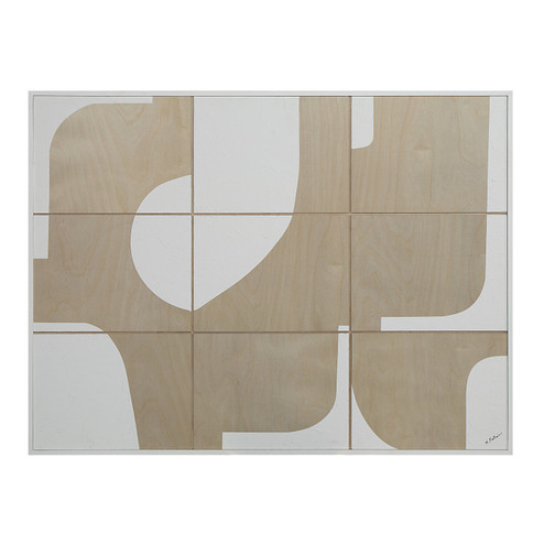 Erula Wall Art in Painted Matte White (443|W6758) Erula Wall Art in Painted Matte White (443|W6758)