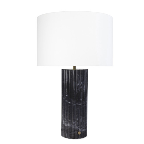Tambour One Light Table Lamp in Black (400|13-1668)