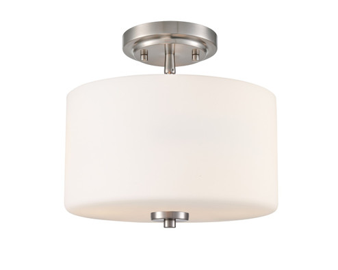 Verlana Two Light Semi-Flush Mount in Brushed Nickel (59|2710WG-BN)