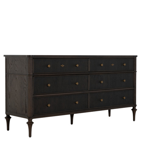 Andrea Dresser in Dark Stained Oak|Antique Brass|Stained Oak (550|SCH-175636)