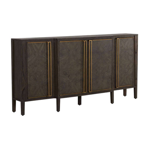Fitzgerald Sideboard in Dark Gray Mindi|Dark Gray Burl|Stained Brass (550|SCH-166275)