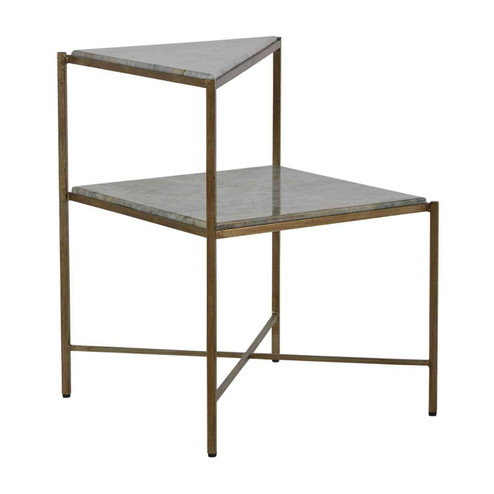 Jayce Side Table in Textured Champagne (550|SCH-168120)