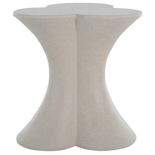 Carlin Side Table in Textured Misty White (550|SCH-160100)