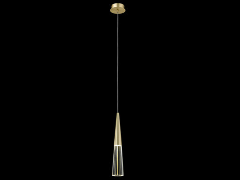 Encino LED Pendant in Brushed Brass (192|HF7701-BB) Encino LED Pendant in Brushed Brass (192|HF7701-BB)