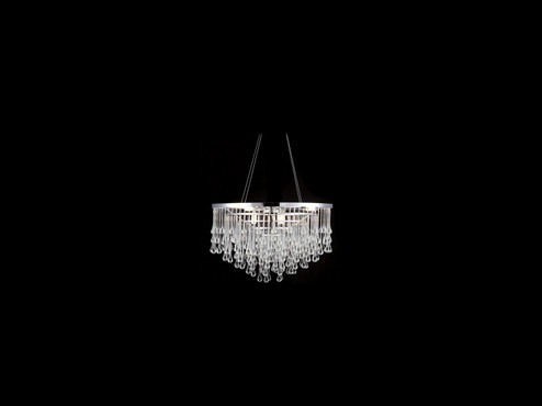Hollywood Blvd. LED Chandelier in Polish Nickel / Clear Glass Tear Drops (192|HF1808-PN) Hollywood Blvd. LED Chandelier in Polish Nickel / Clear Glass Tear Drops (192|HF1808-PN)
