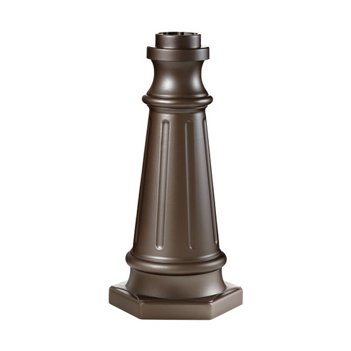 Outdoor Post Base Postbase in Oil Rubbed Bronze (1|POSTBASE ORB)