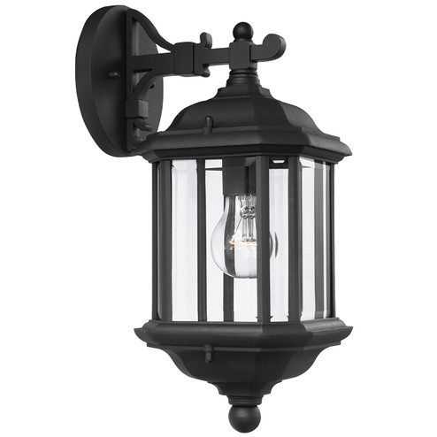 Kent One Light Outdoor Wall Lantern in Black (1|84030-12)