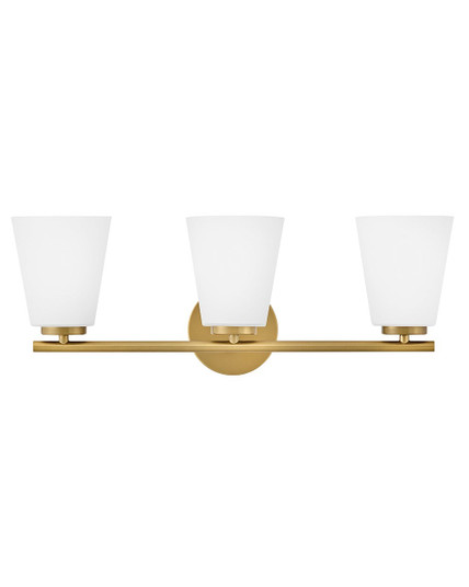 Bri LED Vanity in Lacquered Brass (531|85423LCB)