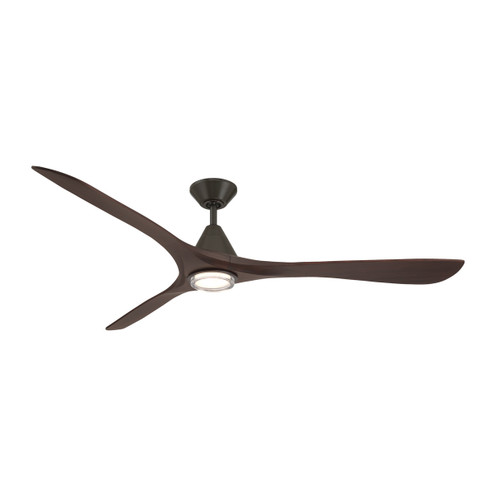 Carve 72''Ceiling Fan in Bronze/Dark Walnut (441|FR-D2504-72L-BZ/DW)