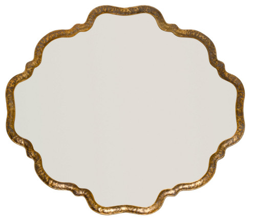 Elise Mirror in Antique Brass (580|WLMIR14)
