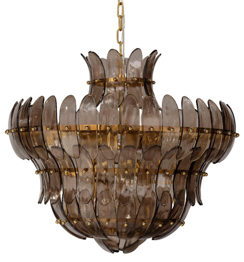 Arcade Chandelier in Taupe (580|5ARCA-CHGR)