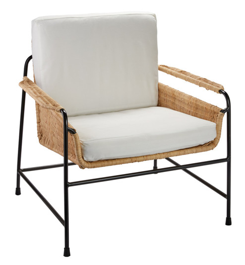 Palermo Lounge Chair in Off White (580|20PALE-CHNA)