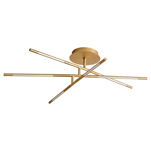 Palillos LED Ceiling Mount in Aged Brass (19|3-805-40)