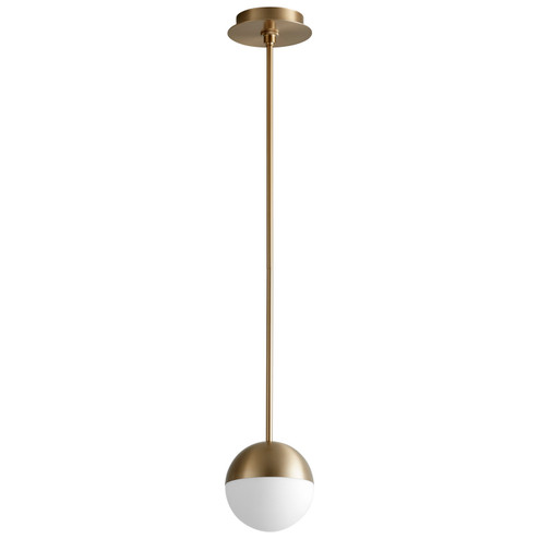 Mondo LED Pendant in Aged Brass (19|3-6900-40)